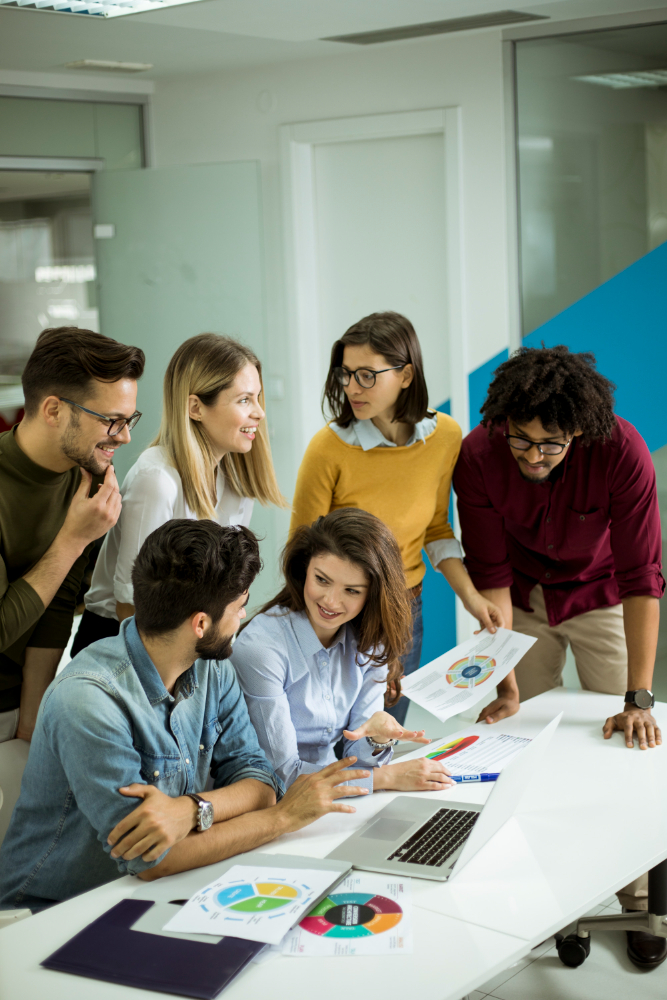 group-of-young-multiethnic-business-people-working-and-communicating-together-in-creative-office